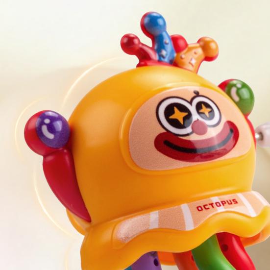 Kids Wind-up Dancing Octopus Toy Educational Clockwork Spring Octopus Toy Toddlers Boys Girls Interactive Crawling Cartoon Octopus Toy