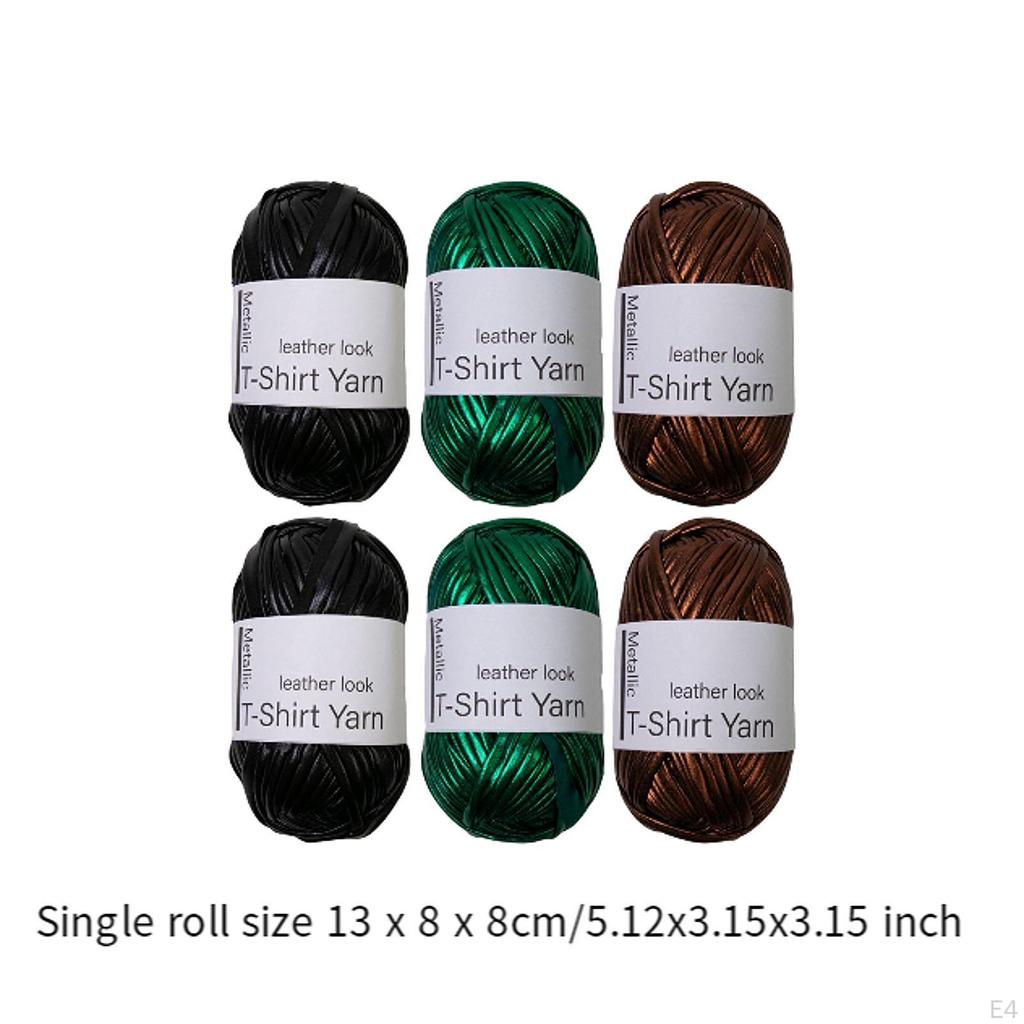 Metallic T-shirt Yarn Crochet Sewing Accessories Portable Multifunction Hand Knitting for