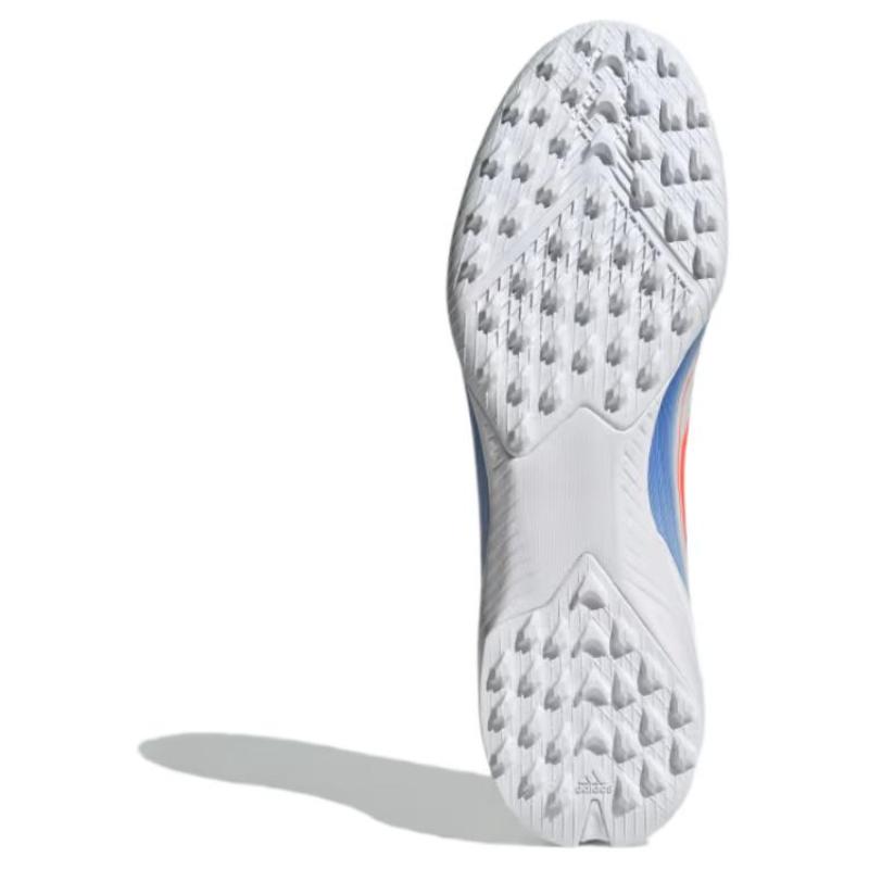 Adidas F50 League Bezsznurowane Turfowe Białe Chmurowe Słoneczne Czerwone Lazurowe Niebieskie Trampki IF1339