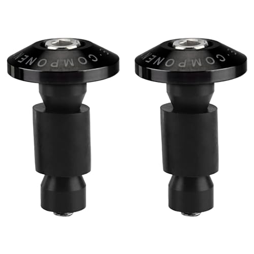 

Наконечники руля, Наконечники руля мотоцикла для предотвращения столкновений, Алюминиевые грузики для руля, Наконечники руля, Набор из 2 шт. (черный)