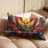 2D Colorful Geometric Deer Pillow Cover Suitable For Sofa Bedroom Car Pillow Cover Cushion Rectangular Back Cushion