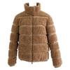 Moncler GENTIANE Boa Switch Down Jacket 1 Dark beigeUsed