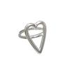 VENTFILLE 925 Sterling Silve Love Heart Hollowed Out Ring for Women Girl Party Gift Sweet Three Layer Cool Jewelry Dropshipping