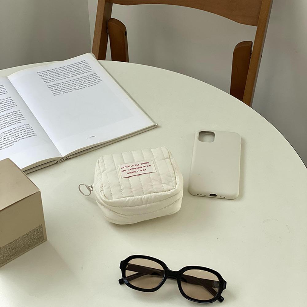 Organizer Earphone Storage Pouch Mini Coin Purse Makeup Pouch Data Cable Bag  Sanitary Pads