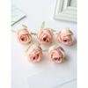 10 Pezzi Testa e Bocciolo di Rosa Artificiale Decorazione Matrimonio Fiore da Polso Sposa Fiore da Tenere in Mano Testa di Fiore Materiale Floreale Fai da Te Regalo San Valentino Matrimonio