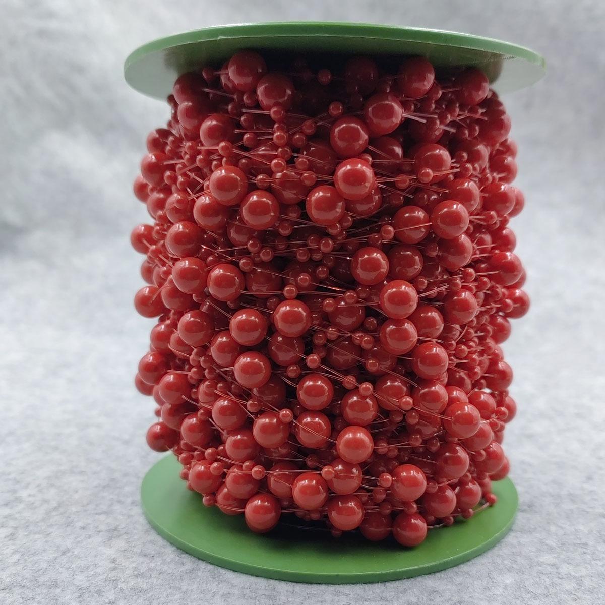 

Гипсофила 8+3 Бусины 60м Леска Цепочка из бусин для Свадебных Букетов и Головных Украшений Невесты с Бусинами Цвета AB и Огоньками 60 meters