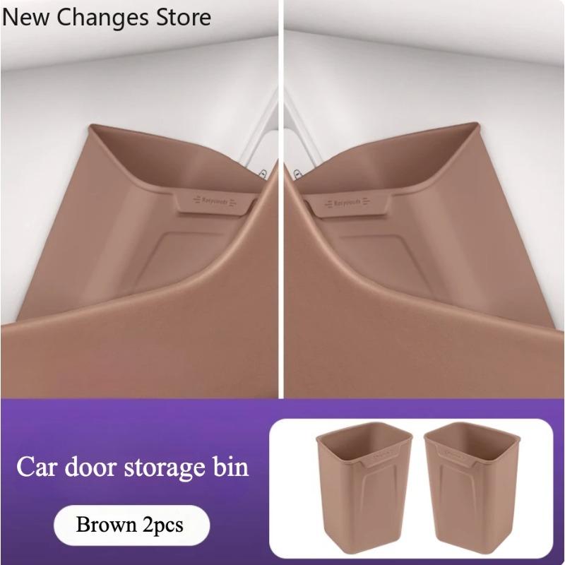 For Avatr 07 2024‑2026 Silicone Car Door Storage Box Multifunctional Umbrella Holder In‑Car Trash Can Interior Accessories