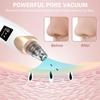 Blackhead Remover Pore Vacuum Kit - 2023 Upgraded Blackhead Extractor Tool with 3 Adjustable Suction Levels, 5 Probes, USB Rechargeable, Suitable for