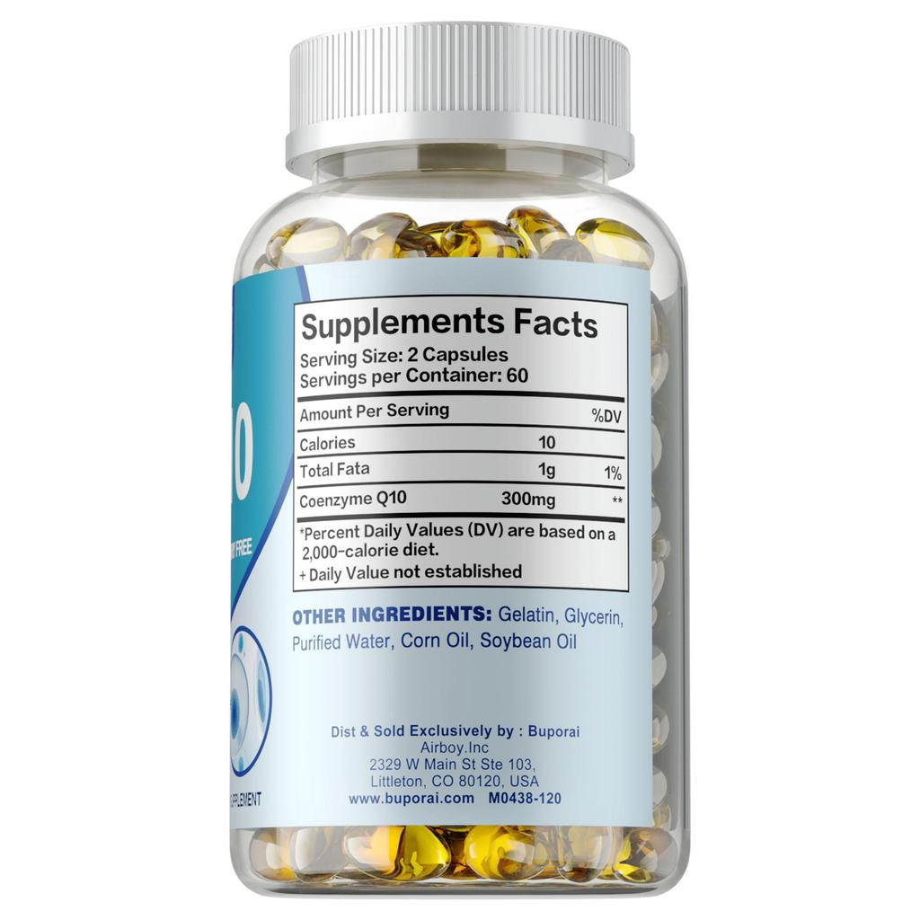 Buporai Coenzyme Q10 Capsules - Heart Health