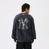 New MLB MONOGRAM Collection New York Yankees 25FW Sweatshirt Unisex Standard Charcoal Gray 3AMTM0754-50CGS