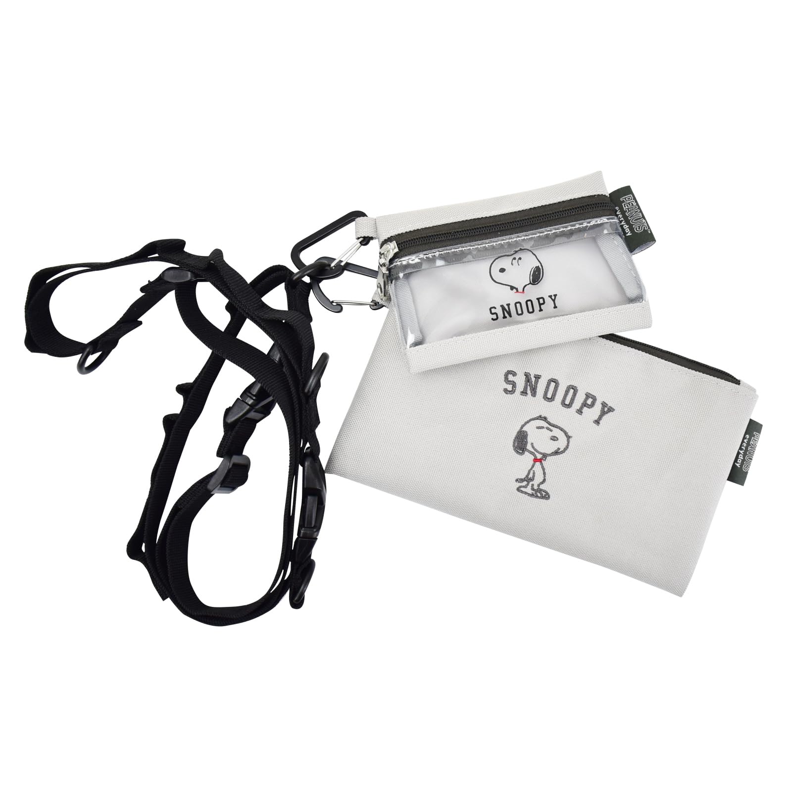 

Double Water Small Item Loop Daisy High School Character Light Gray [Snoopy] Pouch, Repellent, Case, Carabiner, Rope, Chain, Women s, Men s, Travel,