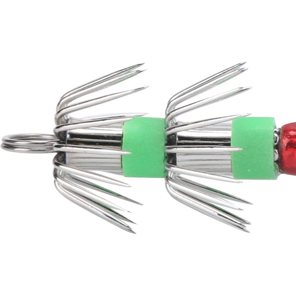 Artificial Baits Fishing Metal Lure Luminous Squid Jigs Lifelike Swimbait with Hook