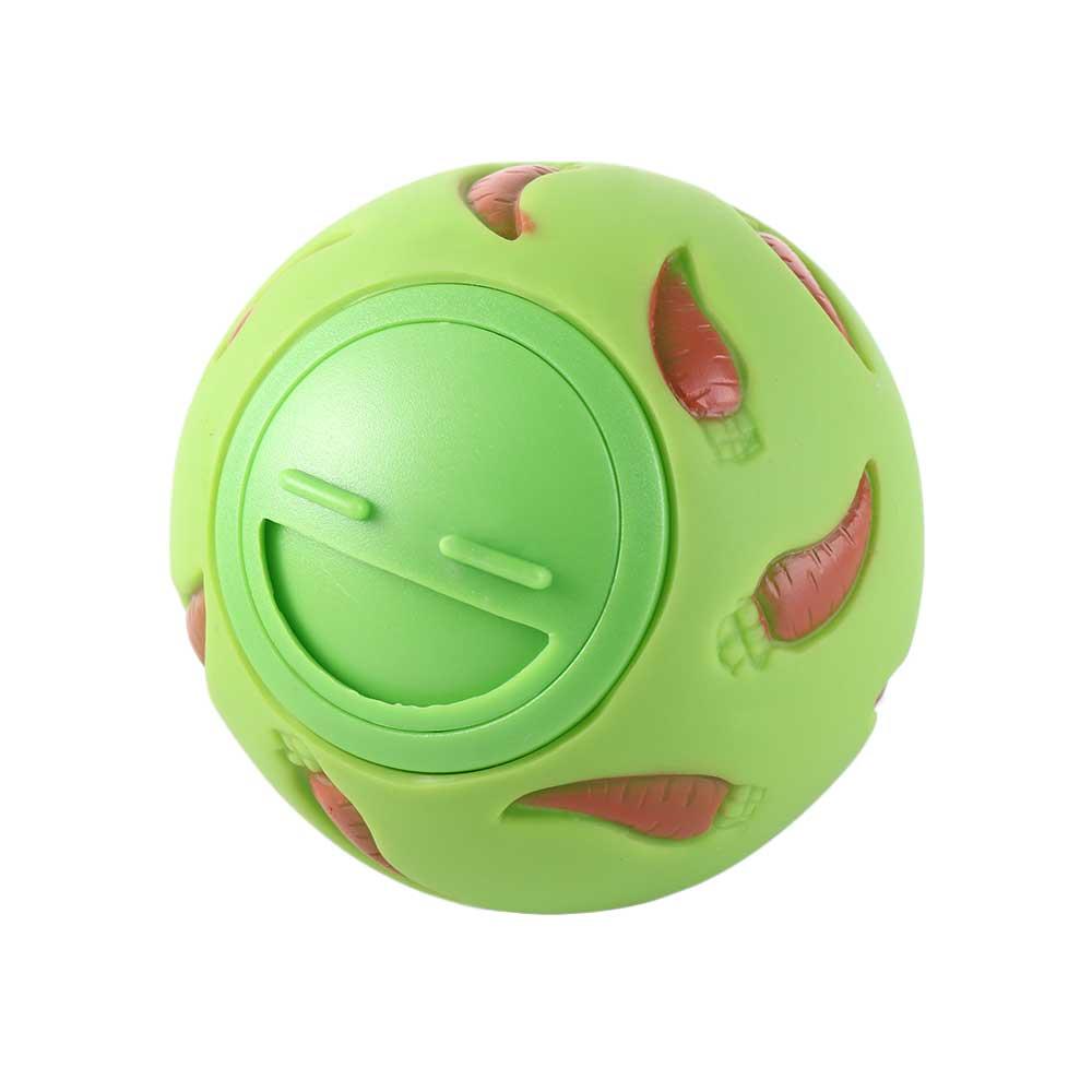Bissfester Kaninchen-Tumbler-Ball PVC Katze Leckender Ball Praktischer Kaninchen-Leckerliball Bunny