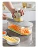 Zaiyou Multifunctional Vegetable & Potato Cutter: Home Coarse Shred, Slice, Grate.