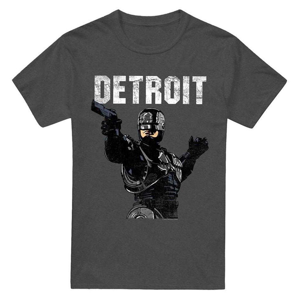 Robocop Unisex Adult Detroit Heather T-Shirt