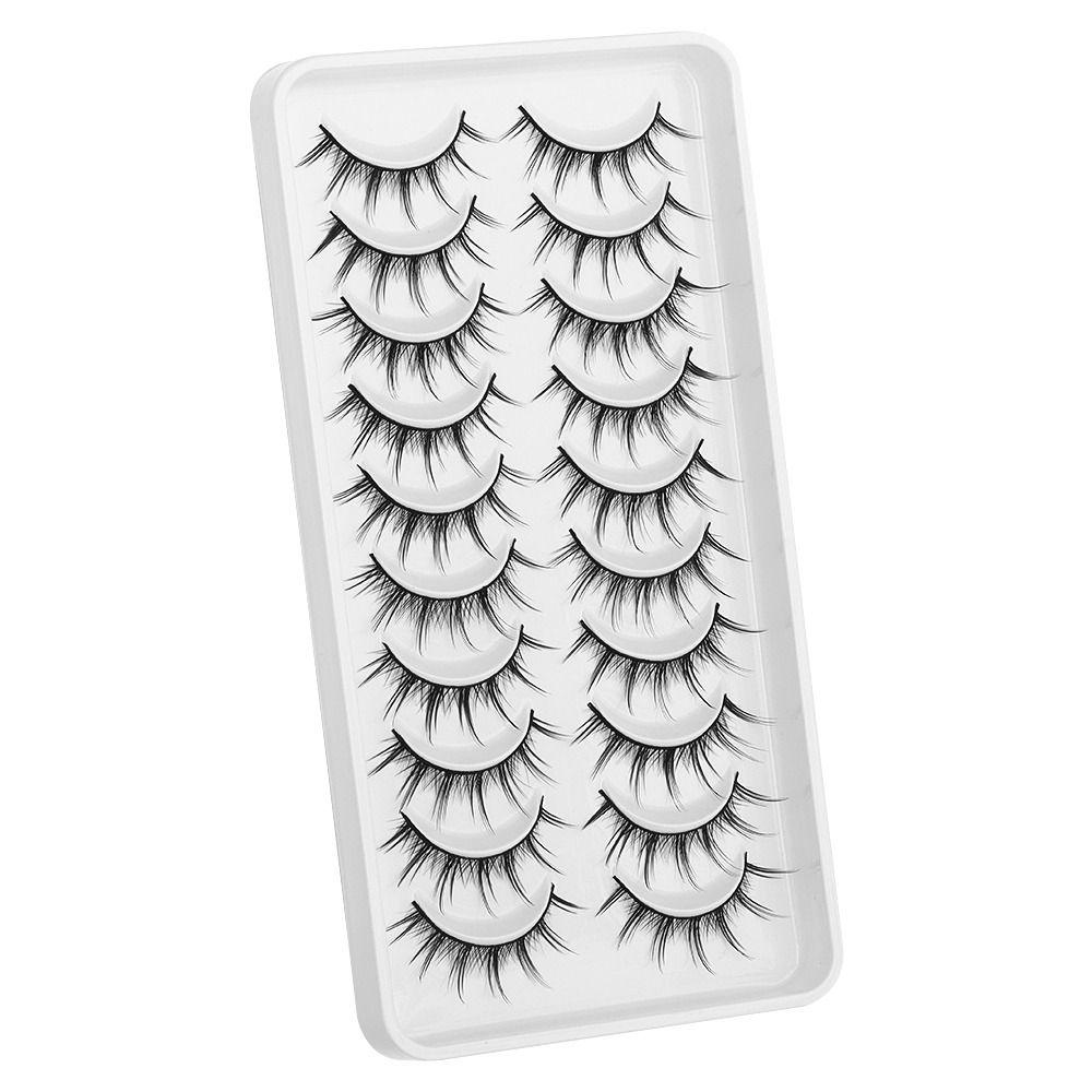 

Look Eye Makeup Tools Fake Eyelashes False Eyelashes Manga Lashes Cosplay Lashes Anime Lashes 009