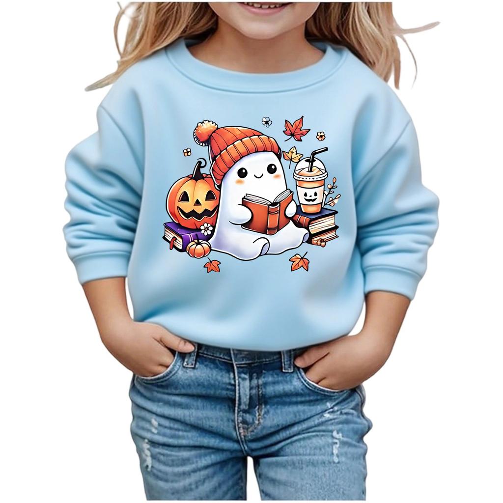 Boys Girls Child Fashion Daily Versatile Casual Crewneck Sweatshirts Daily Long Sleeve Patchwork Top Sweatshirts