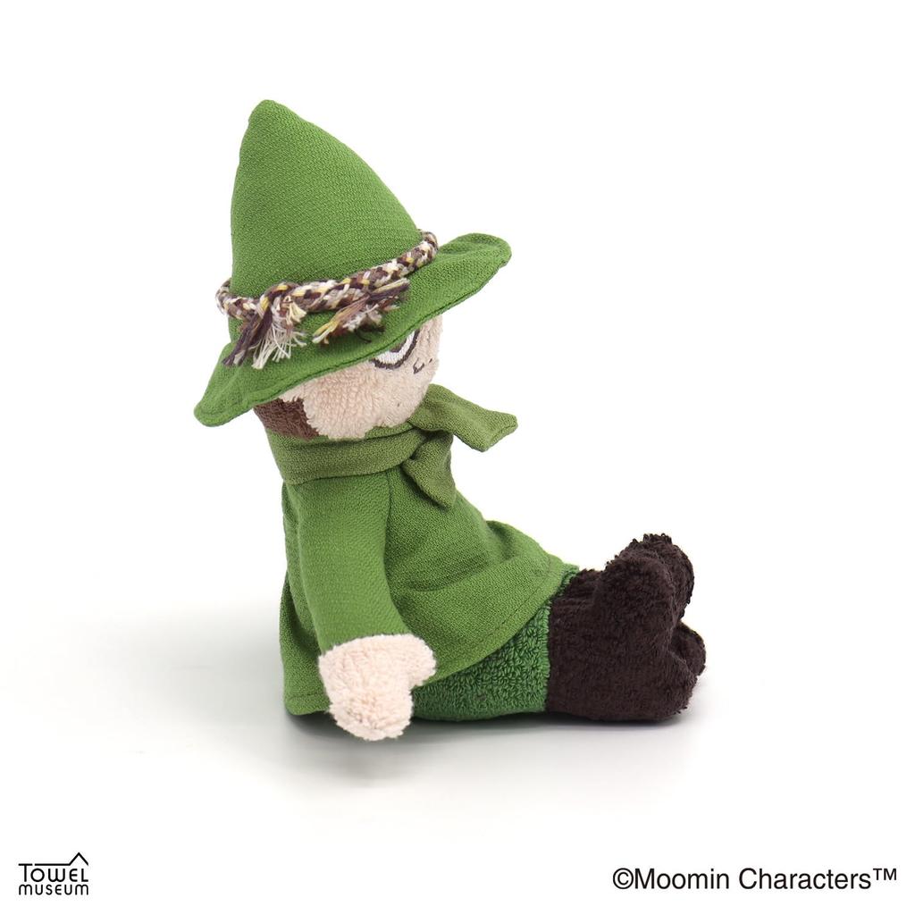 MOOMIN (Moomin) Sitting Plush Toy - Snufkin - Eco-friendly and Cute - 47-8447270 - Approx. H14 x W13 x D11cm