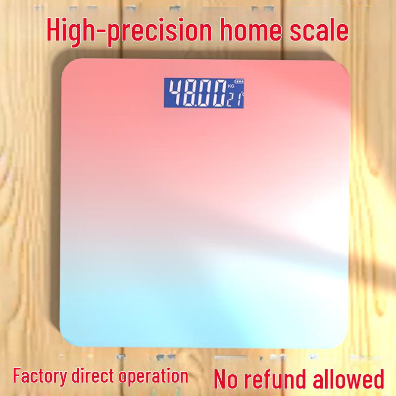 USB Rechargeable High-Precision Body Scale - Cute, Electronic, Weight Loss Scale, Perfect Gift (One Piece)