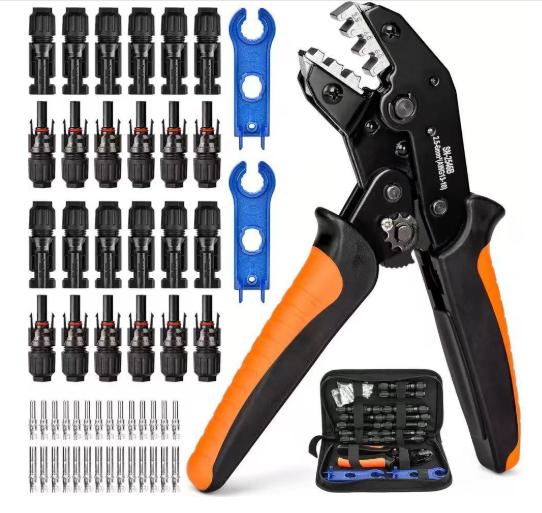 Solar connector terminal crimping tool set Amazon hot selling electrician repair photovoltaic LY2546B