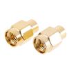 2Pcs 2W 6Ghz 50 Ohm Sma Male Rf Coaxial Termination Dummy Load Gold Plated Cap
