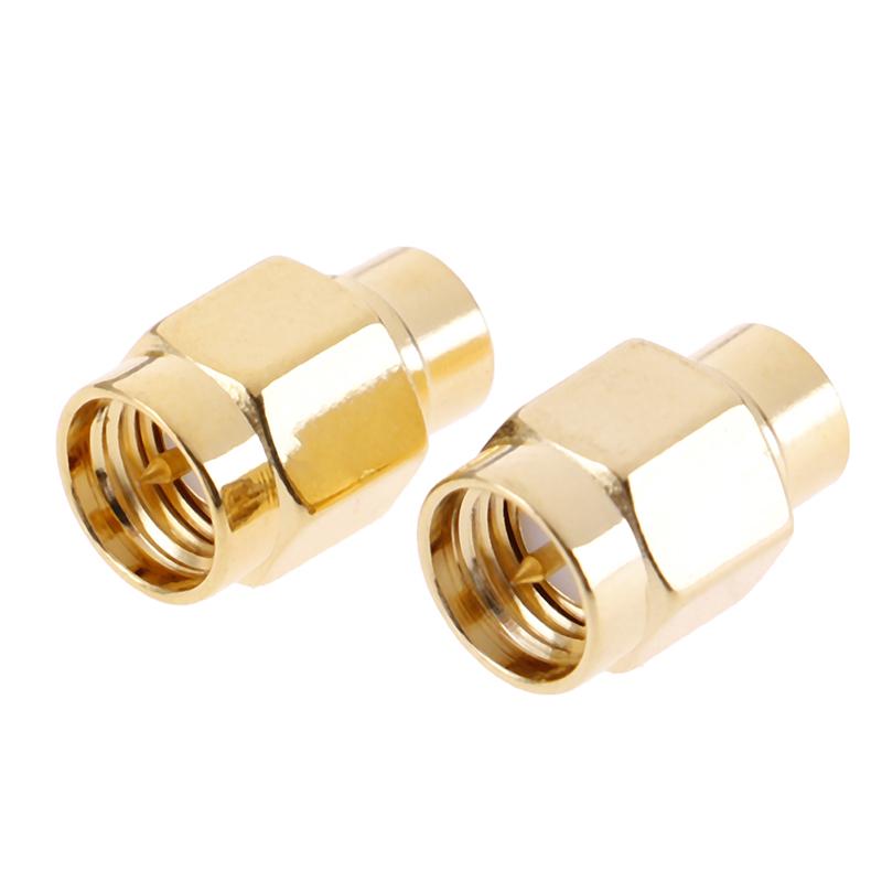 2Pcs 2W 6Ghz 50 Ohm Sma Male Rf Coaxial Termination Dummy Load Gold Plated Cap