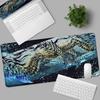 HD Printing MousePad Game Monster Hunter Wilds Mouse Pad Natural Rubber Keyboard Mat Office Desk Mat Computer Gaming Accessories