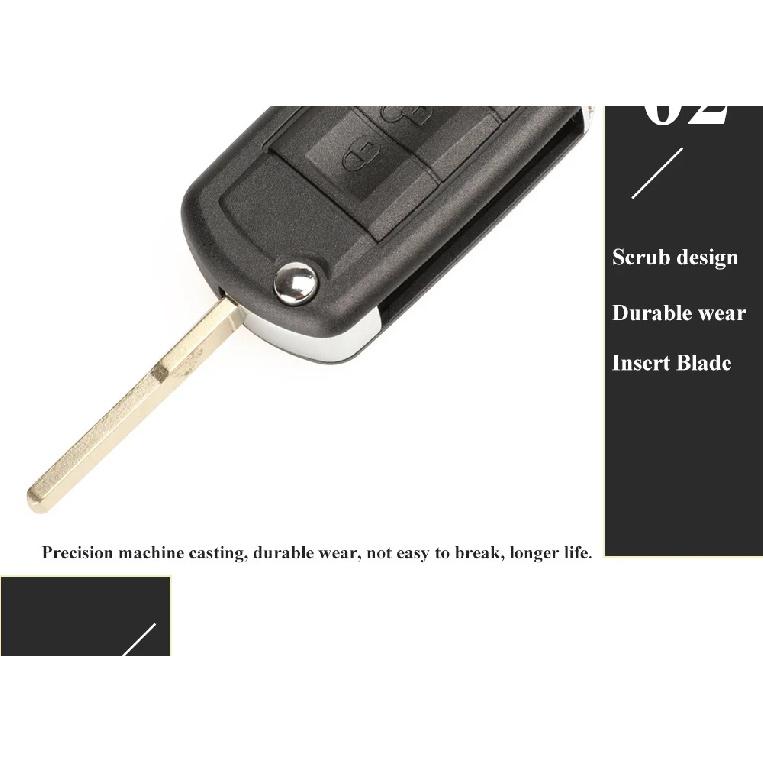 jingyuqin 315/433MHz ID46-PCF7941 Chip 3B Flip Remote Control Car Key Fob For RANGE ROVER Sport Land Rover Discovery 3 Full Key