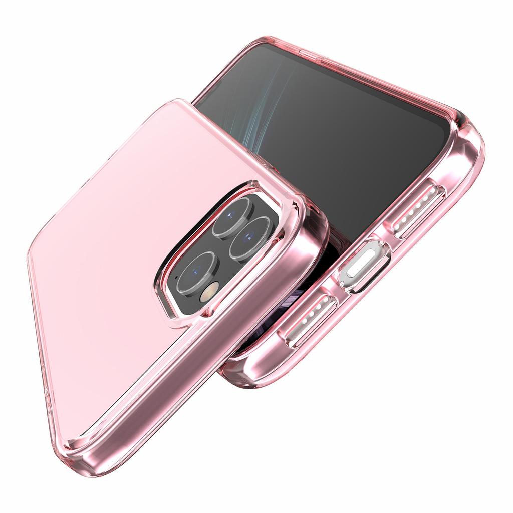 For iPhone 11 Pro Max Case PC + TPU Shockproof Clear Phone Cover