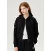 Women S looSe Fit Hooded Zip Up Qq322oft71