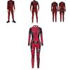 Marvel Deadpool And Wolverine Cosplay Jumpsuit With 3d Digital Print For Halloween Anime Role Play
