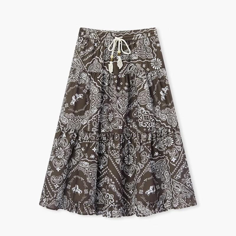 EICHITOO Women's Ruffle Hem A-line Skirt