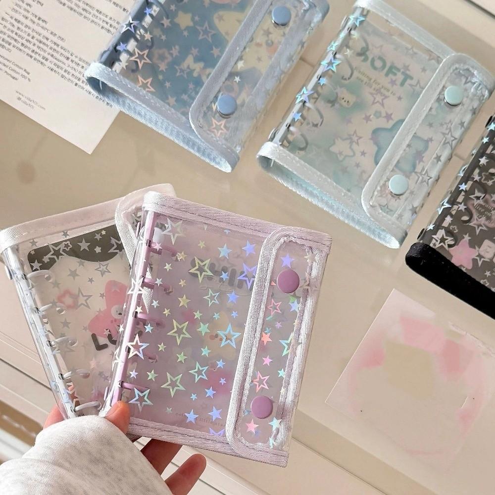 Fashion Loose-leaf A5 Photo Album Waterproof PVC Cover Photo Card Holder Cartoon Card Protective Case Girls Gift