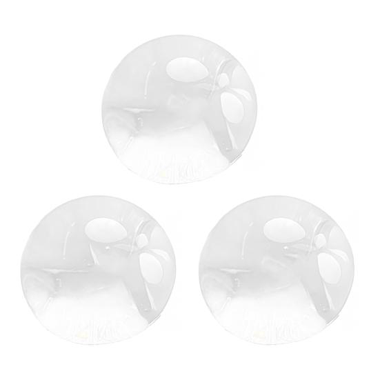 1/2/3Pcs Stress Relief Squeeze Ball with Bubble Injector DIY Bubble Popping Ball Sensory Toy Anti-anxiety Clear Stress Ball Fidget