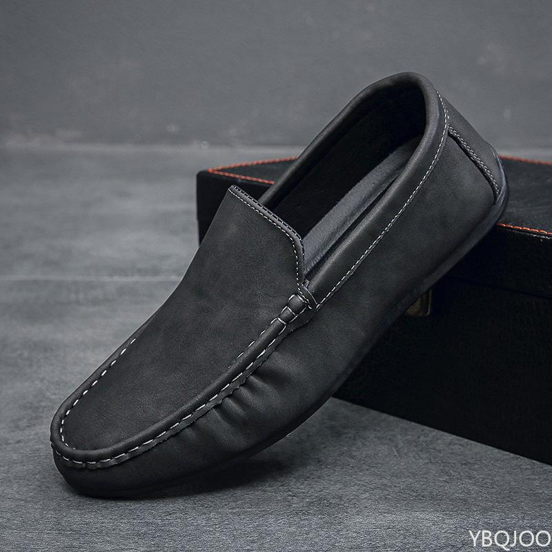 Men's New Low Cut Flats Fashion Comfortable Lazy Shoes Trendy Versatile Loafers Casual Lightweight Male Shoes Zapatos Homme