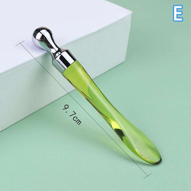 Metal Fishtail Face Massage Stick Anti Wrinkle Eye Cream Applicator Mask Mixing Spatulas Scoop Eyes Massage Beauty Bar Facial Ca