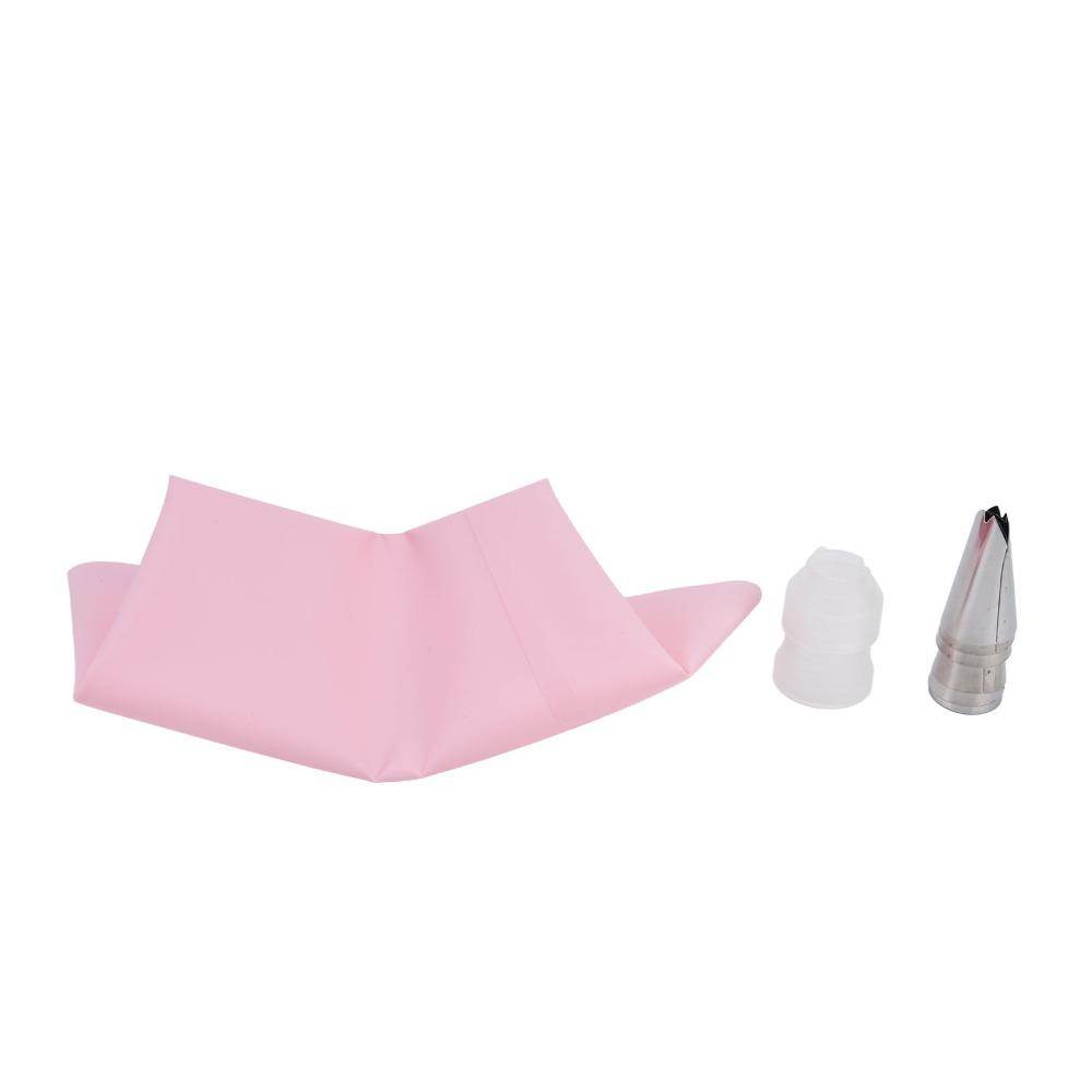 Stainless Steel Piping Bag Seamless Cream Pastry Nozzle Cake Decorating Kit  Cake Decorating
