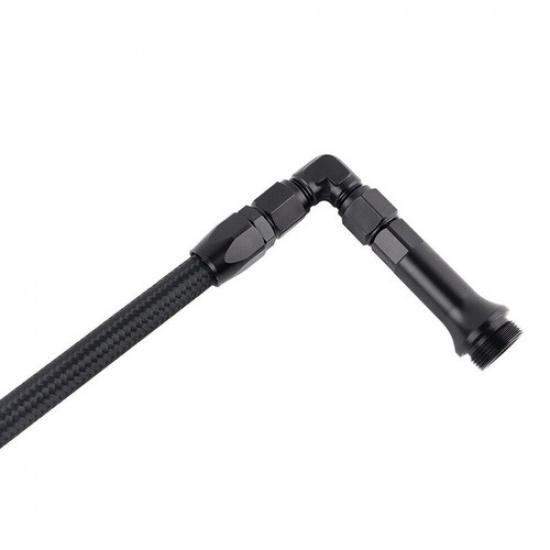 6AN Braided Dual Feed Carb Fuel Line Double Pump for 4150 Holley Carburetor