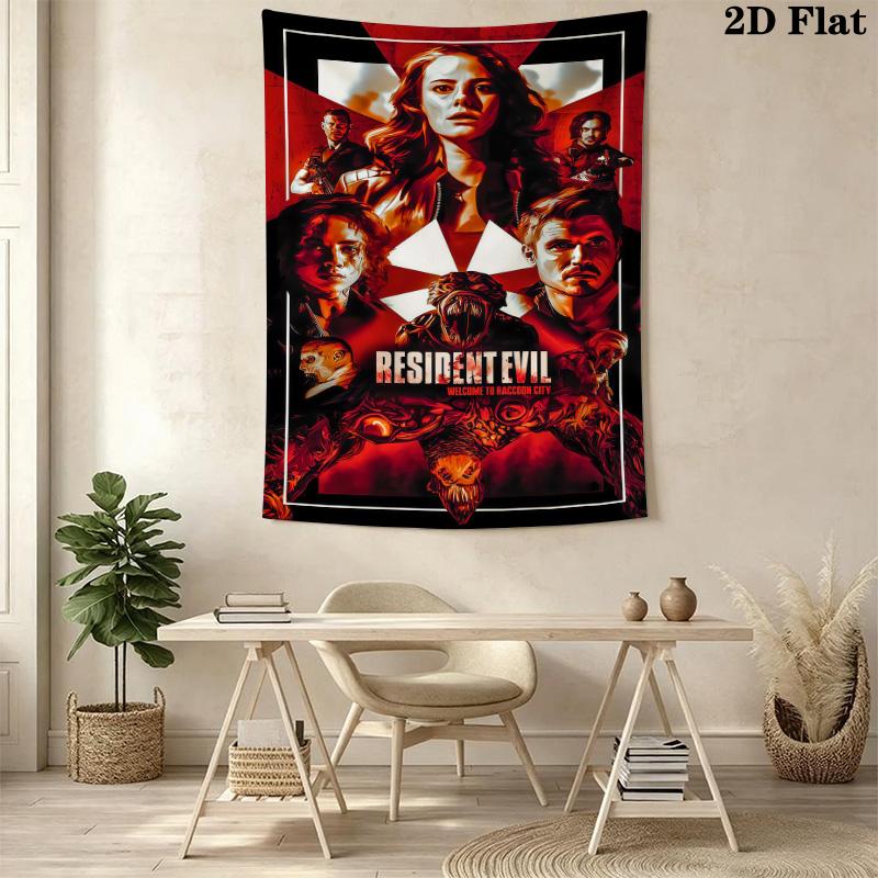 Resident Evil Violation Book I Tapestry Wallmounted Background Cloth Work Of Art Background Cloth Home Decor
