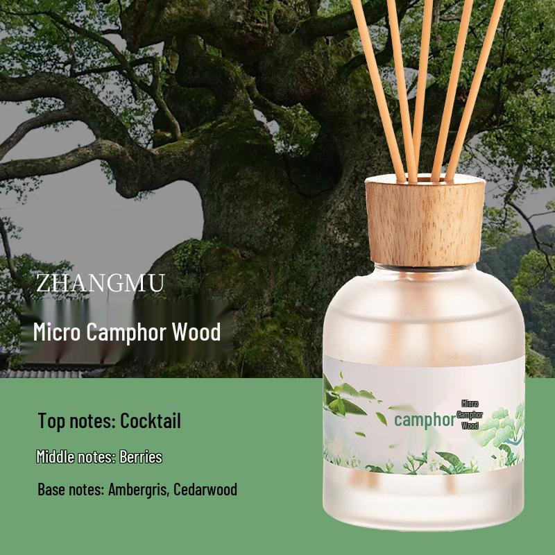 Flameless Rattan Aroma Diffuser - Long-lasting Home & Bedroom Air Freshener and Deodorizer 150ml