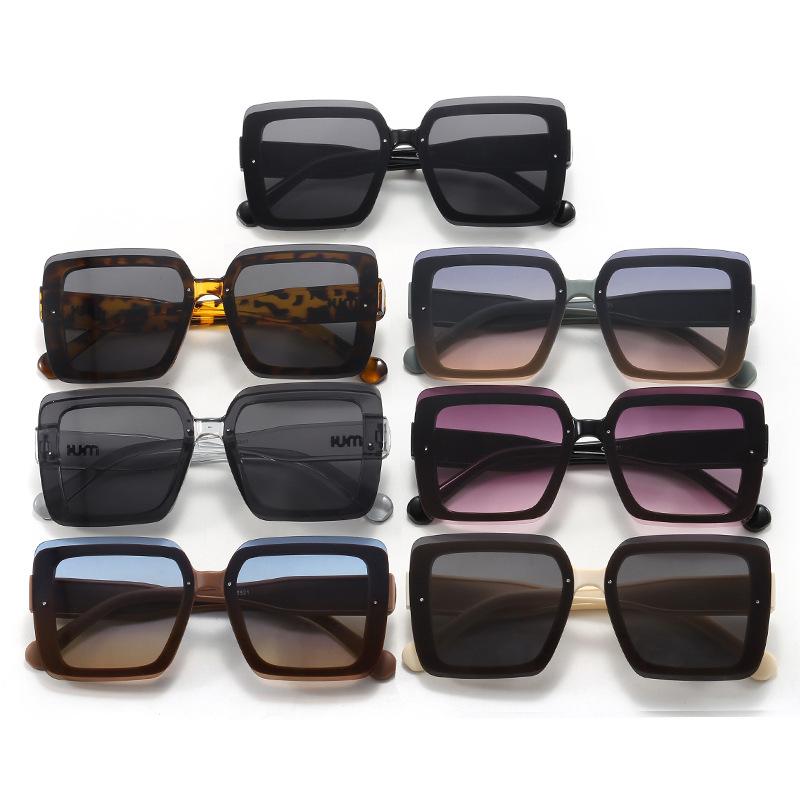 Korean Style Sunglasses Men Women Square Shape Anti-reflective Women Sunglasses Driving Hiking Male Female Sunglass