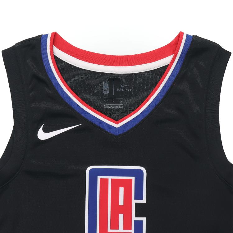 Nike NBA Statement Edition Breathable Sleeveless Loose Basketball Jersey - LA Clippers George #13 Men Tops Black 877208-019