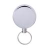 60cm Retractable Pull Chain Recoil Key Ring Keychain Belt Clip Metal Card Holder