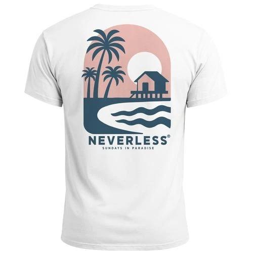 Men s T-Shirt Back Print Summer Graphic Shirt with Palm Tree Print Fashion XXXL