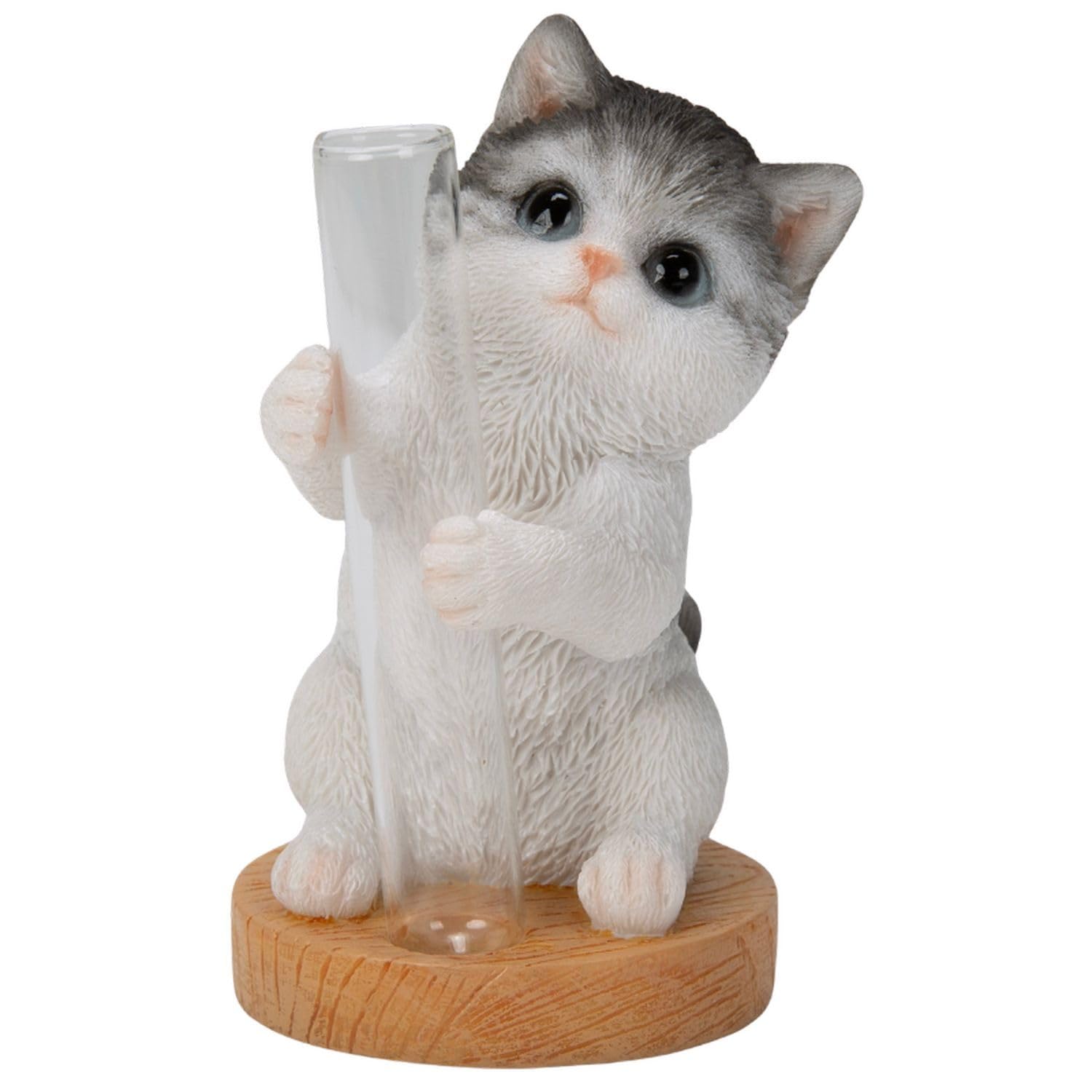 

Убия Полосатый и Белый Кот x x Животное Сад Милая Ваза, 5.5 5.5 8.5 см, Фигурка, Украшение, Декор, Реалистичный, Кот, H22166-16A