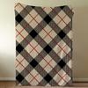 Checkered Pattern Carnival Blanket Throw Super Cosy Plush Living Room Sofa Couch Childish Birthday Gifts