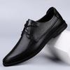 Men's Shoes Genuine Leather Banquet Shoes British Retro Men's Cowhide Leather Shoes Business Leather Shoes