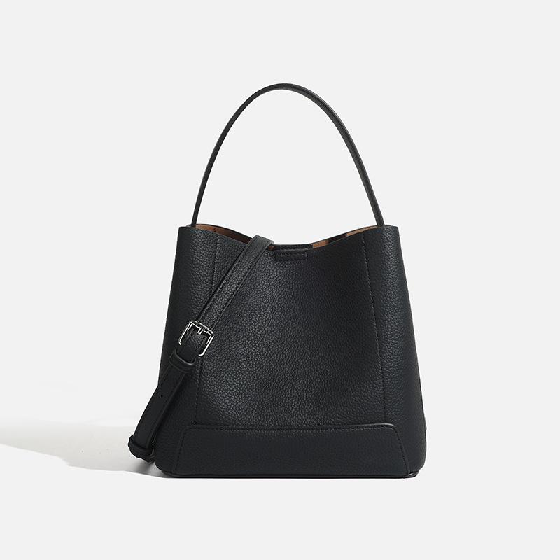 2025 Spring New Niche Handbag Fashionable Large Capacity Mother-and-Child Bag High-End Single-Shoulder Crossbody Bucket Bag