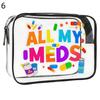 1 Stück Transparente Make-up-Tasche mit Reißverschluss Geräumiger Kosmetik-Organizer Leichte Reise-Kulturbeutel PVC-Make-up-Tasche