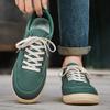 Fashion 2025 Autumn New Style Men's Fashion Trend Casual Canvas Thin Soled Shoes Low Top Comfortable Versatile Non Slip Lace Up Sneakers